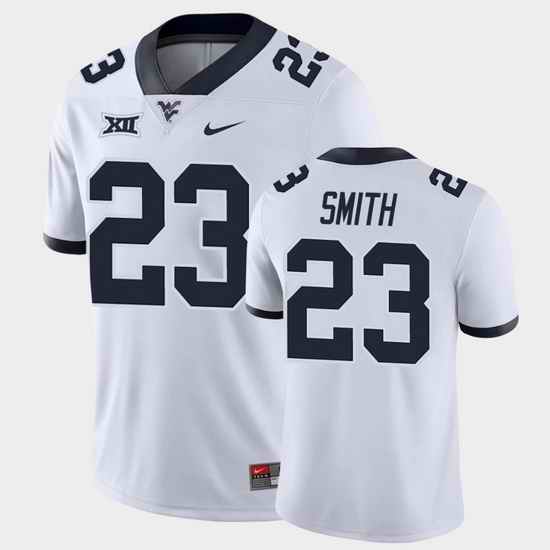 Men West Virginia Mountaineers Tykee Smith Game White College Football Jersey